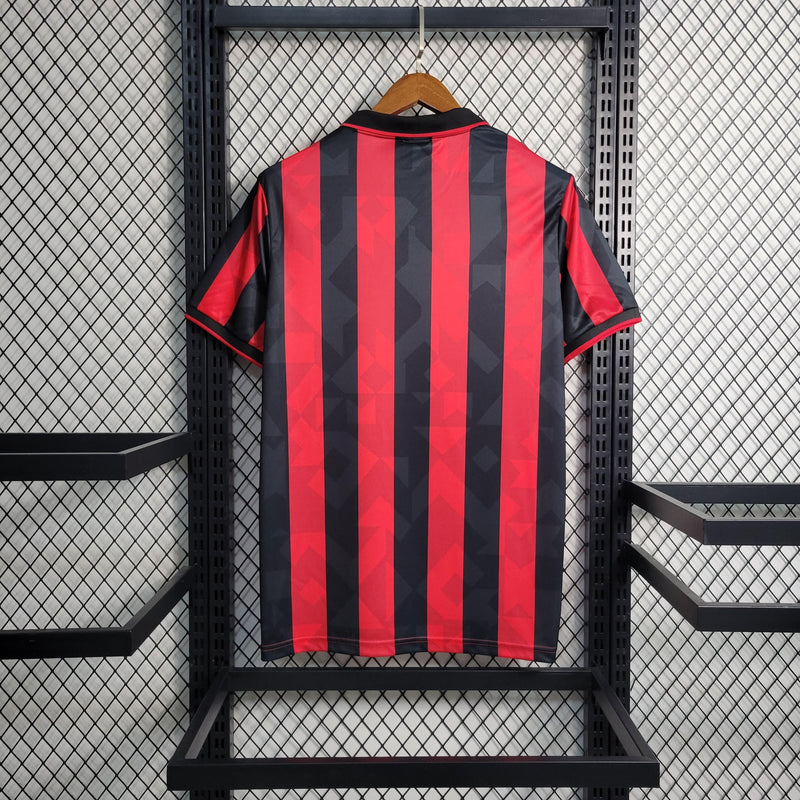 Camisa Milan Home (1) 1993/94 Lotto Retrô Masculina