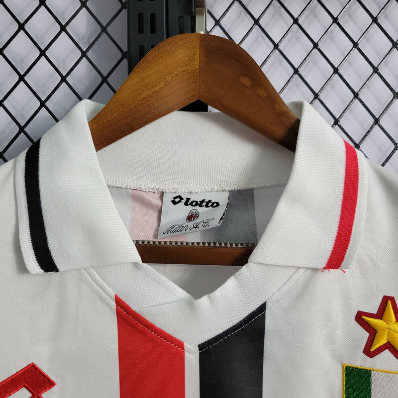 Camisa Milan Away (2) 1995/97 Lotto Retrô Masculina