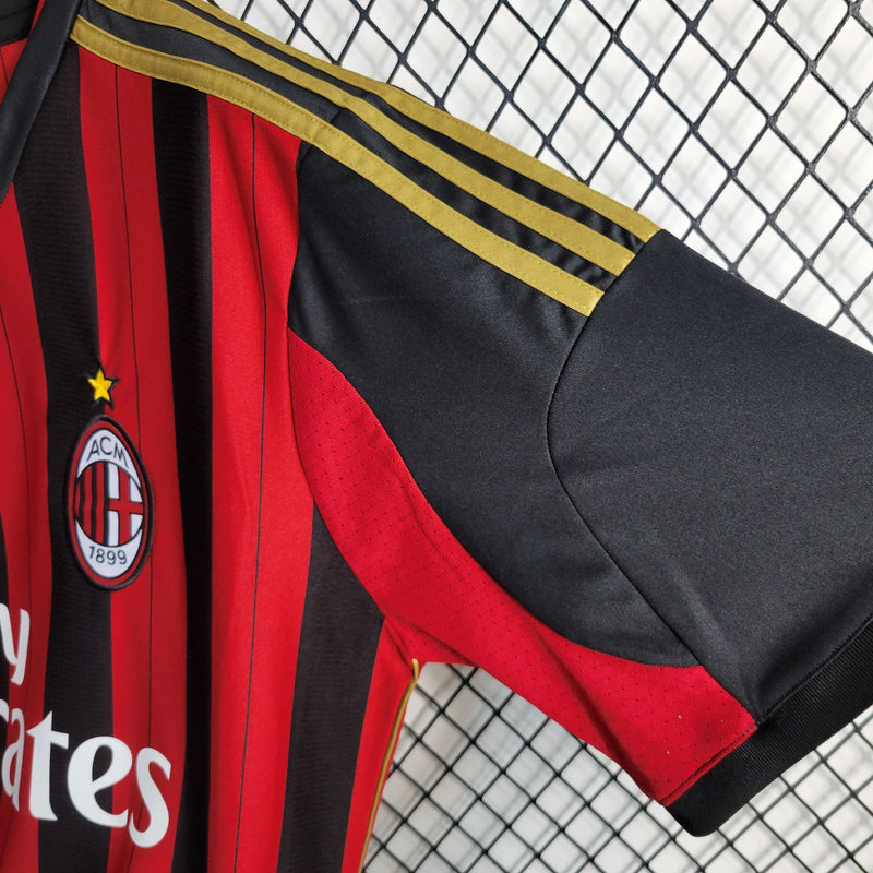 Camisa Milan Home (1) 2013/14 Adidas Retrô Masculina