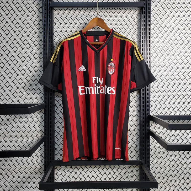 Camisa Milan Home (1) 2013/14 Adidas Retrô Masculina