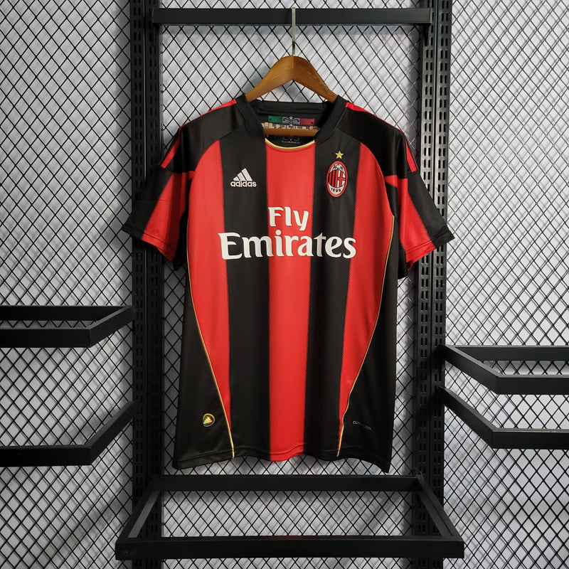 Camisa Milan Home (1) 2010/11 Adidas Retrô Masculina