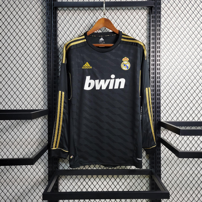 Camisa Real Madrid Away (2) 2011/12 Adidas Retrô Manga Longa Masculina