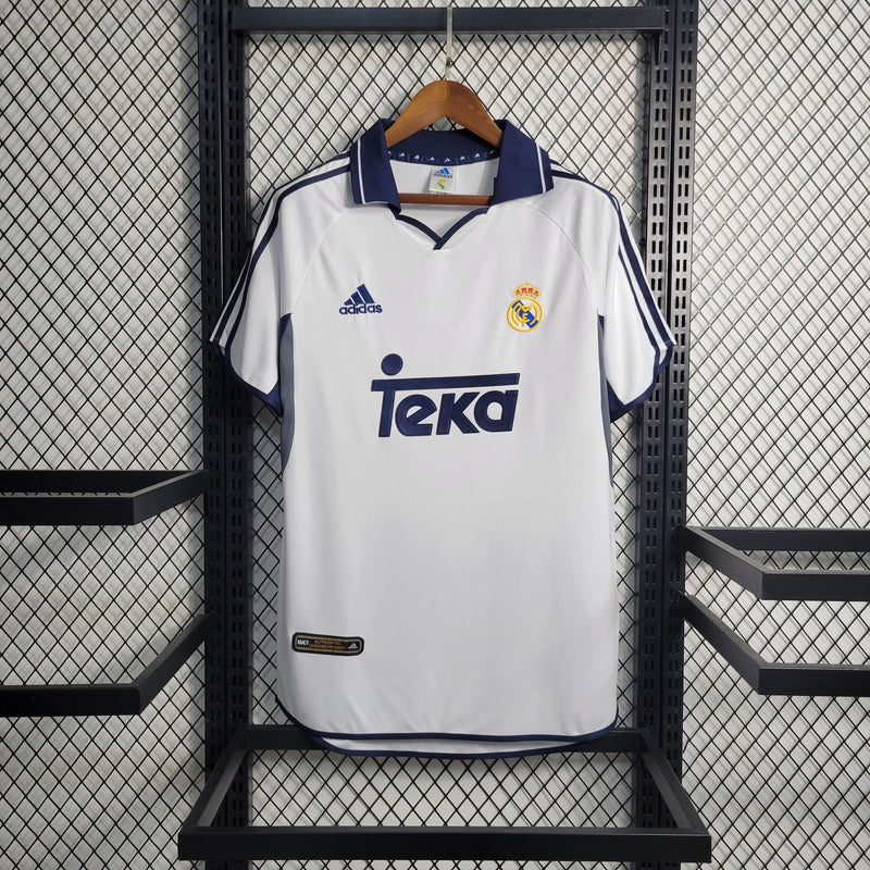 Camisa Real Madrid Home (1) 2000/01 Adidas Retrô Masculina