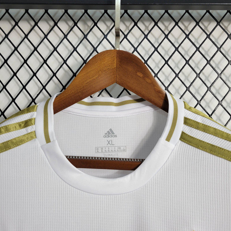 Camisa Real Madrid Home (1) 2019/20 Adidas Retrô Manga Longa Masculina