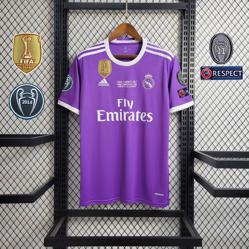 Camisa Real Madrid Away (2) 2017/18 Adidas Retrô Masculina