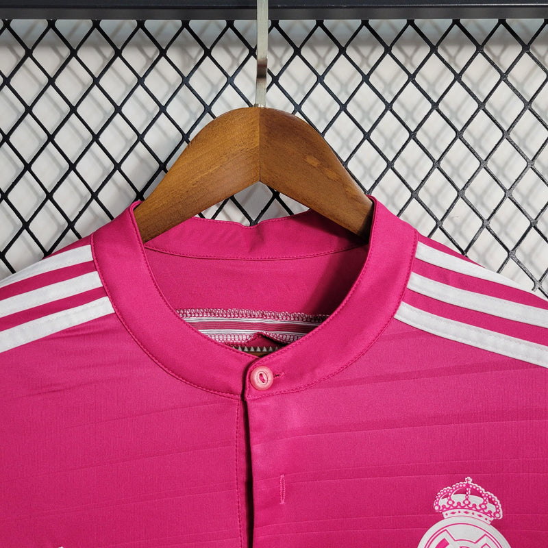 Camisa Real Madrid Away (2) 2014/15 Adidas Retrô Manga Longa Masculina