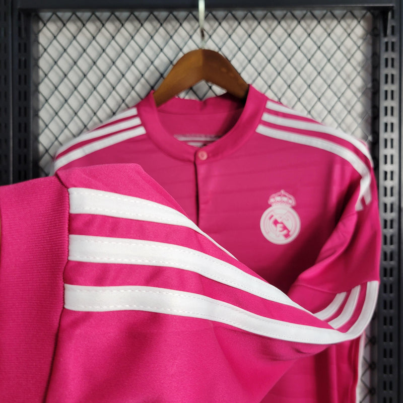 Camisa Real Madrid Away (2) 2014/15 Adidas Retrô Manga Longa Masculina