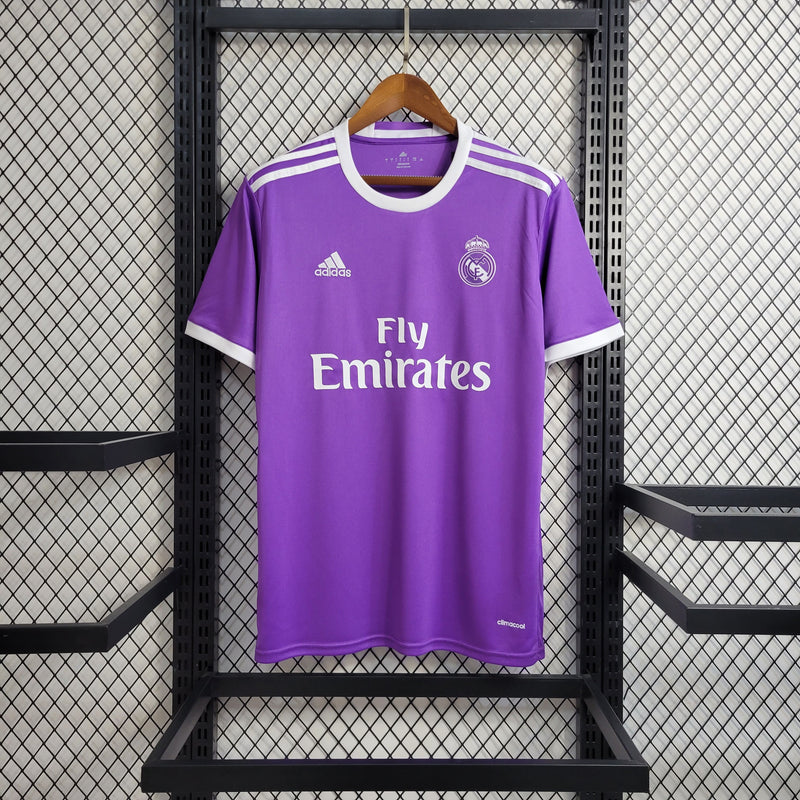 Camisa Real Madrid Away (2) 2017/18 Adidas Retrô Masculina