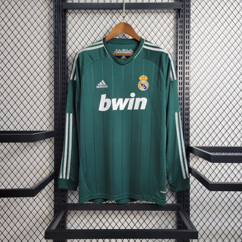 Camisa Real Madrid Away (2) 2012/13 Adidas Retrô Manga Longa Masculina