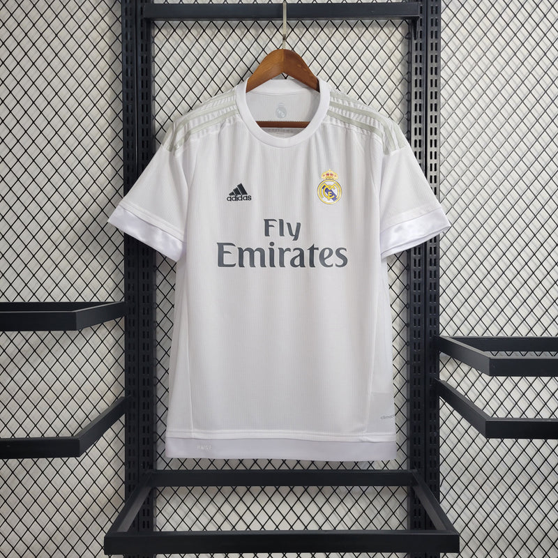 Camisa Real Madrid Home (1) 2015/16 Adidas Retrô Masculina