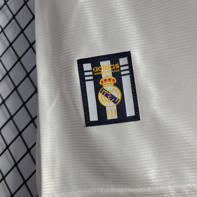 Camisa Real Madrid Home (1) 2000 Adidas Retrô Masculina