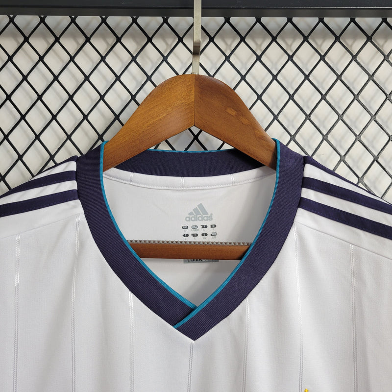 Camisa Real Madrid Home (1) 2012/13 Adidas Retrô Manga Longa Masculina