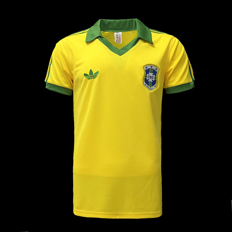 Camisa Brasil Home (1) 1978 Adidas Retrô Masculina