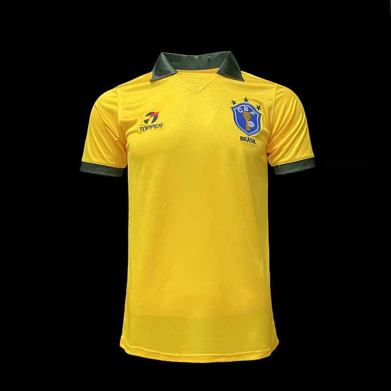 Camisa Brasil Home (1) 1988 Topper Retrô Masculina