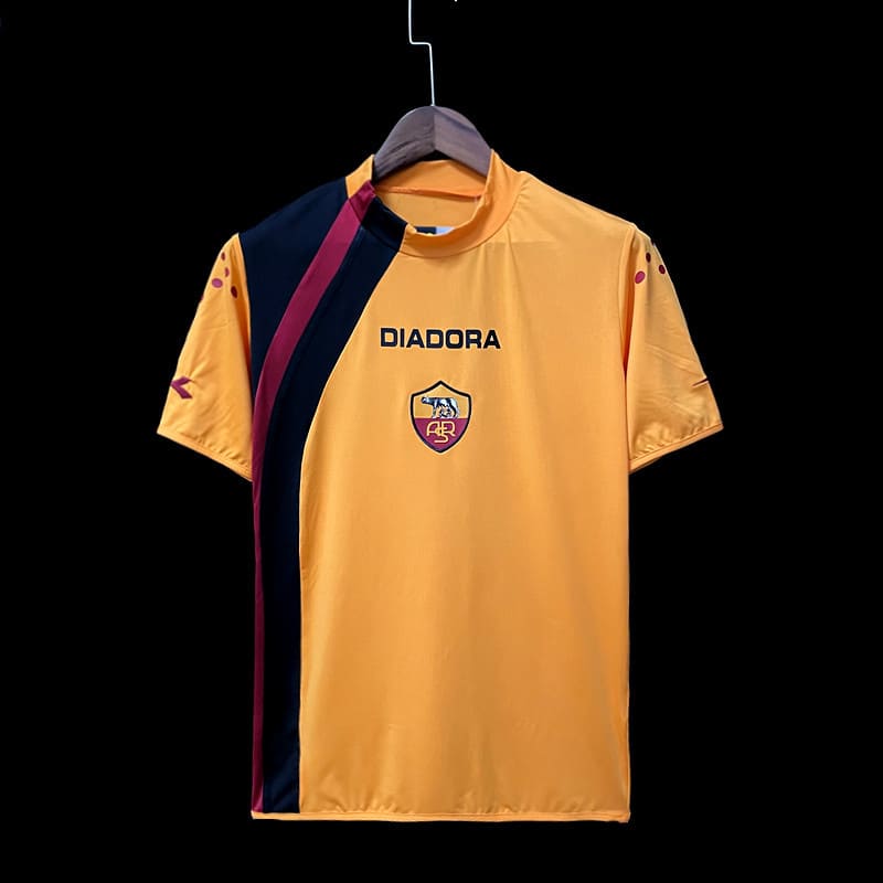 Camisa Roma Home (1) 2005/06 Diadora Retrô Masculina