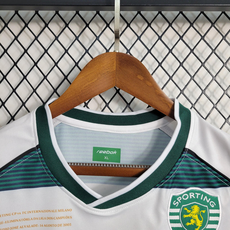 Camisa Sporting Lisboa Home (1) 2001/03 Reebok Retrô Masculina