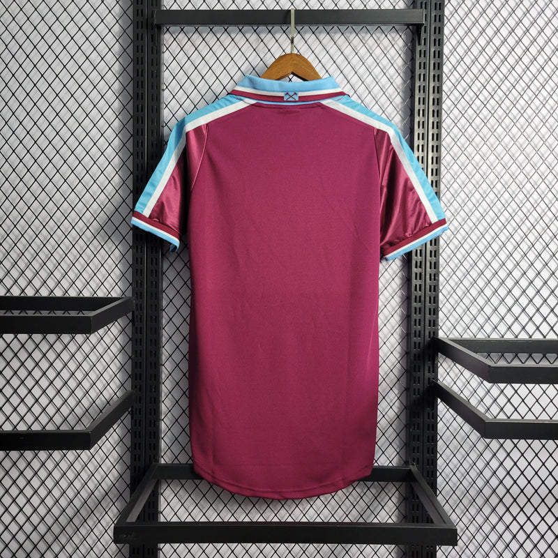 Camisa West Ham Home (1) 1999/01 Fila Retrô Masculina