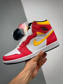 Tênis Nike Air Jordan 1 High "Light Fusion Red" - Rei da Pelada