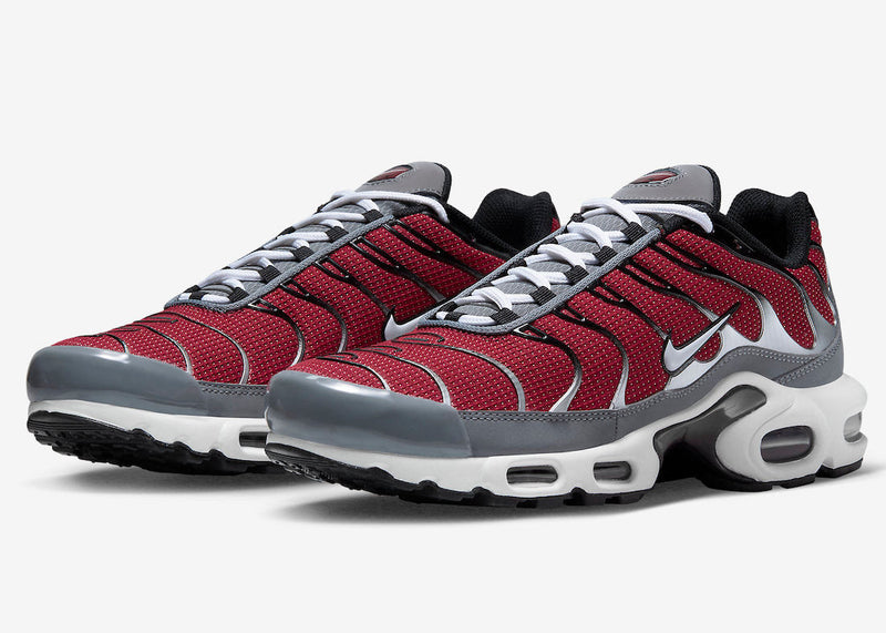 Tênis Nike Air Max Plus Tn "Red Silver" - Rei da Pelada