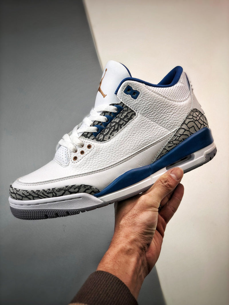 Tênis Nike Air Jordan 3 Retro "Racer Blue" - Rei da Pelada