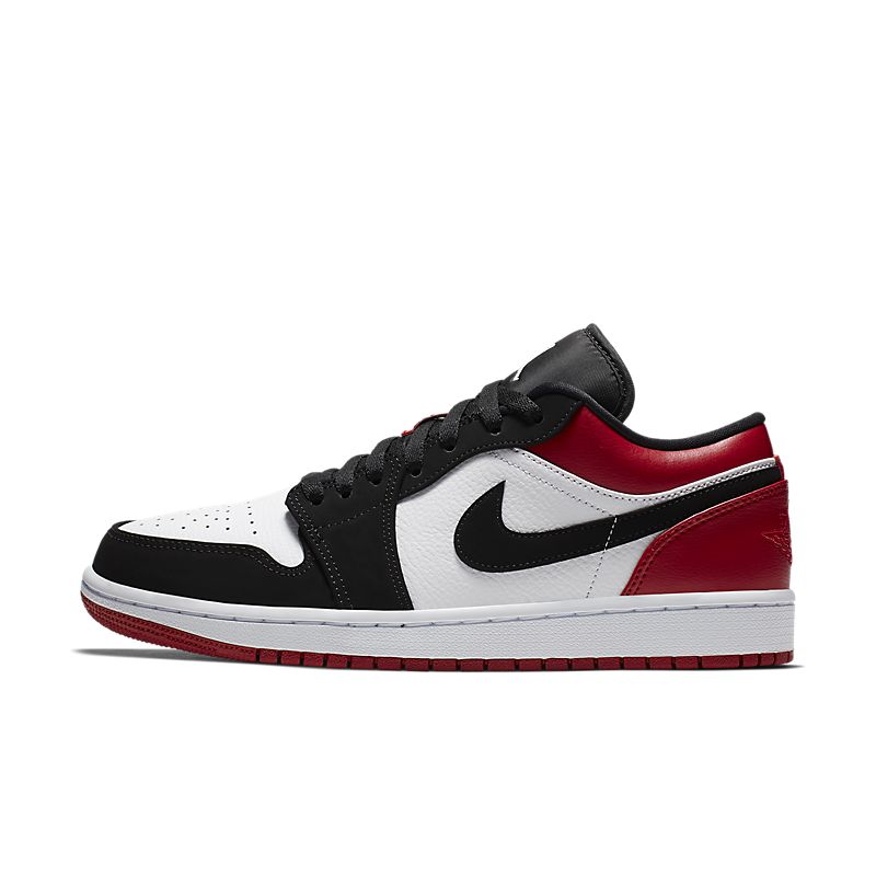 Tênis Nike Jordan 1 Low Black Toe - Rei da Pelada