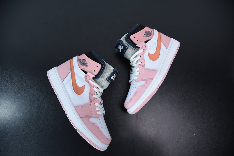 Tênis Nike Air Jordan 1 Zoom High "Pink Glaze" - Rei da Pelada