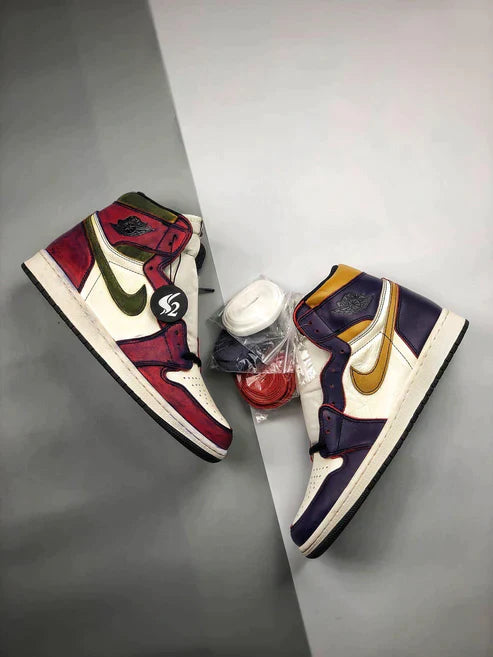 Tênis Nike Air Jordan 1 High "LA to Chicago" - Rei da Pelada