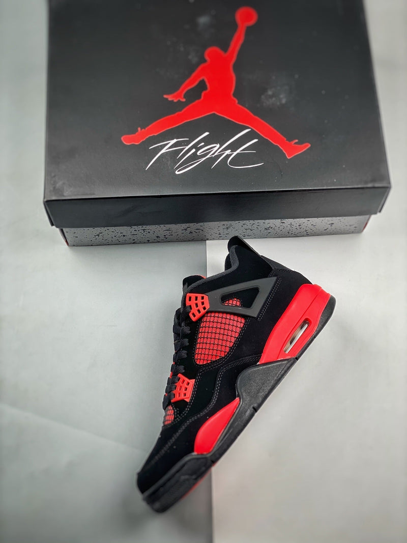 Tênis Nike Air Jordan 4 "Red Thunder" - Rei da Pelada