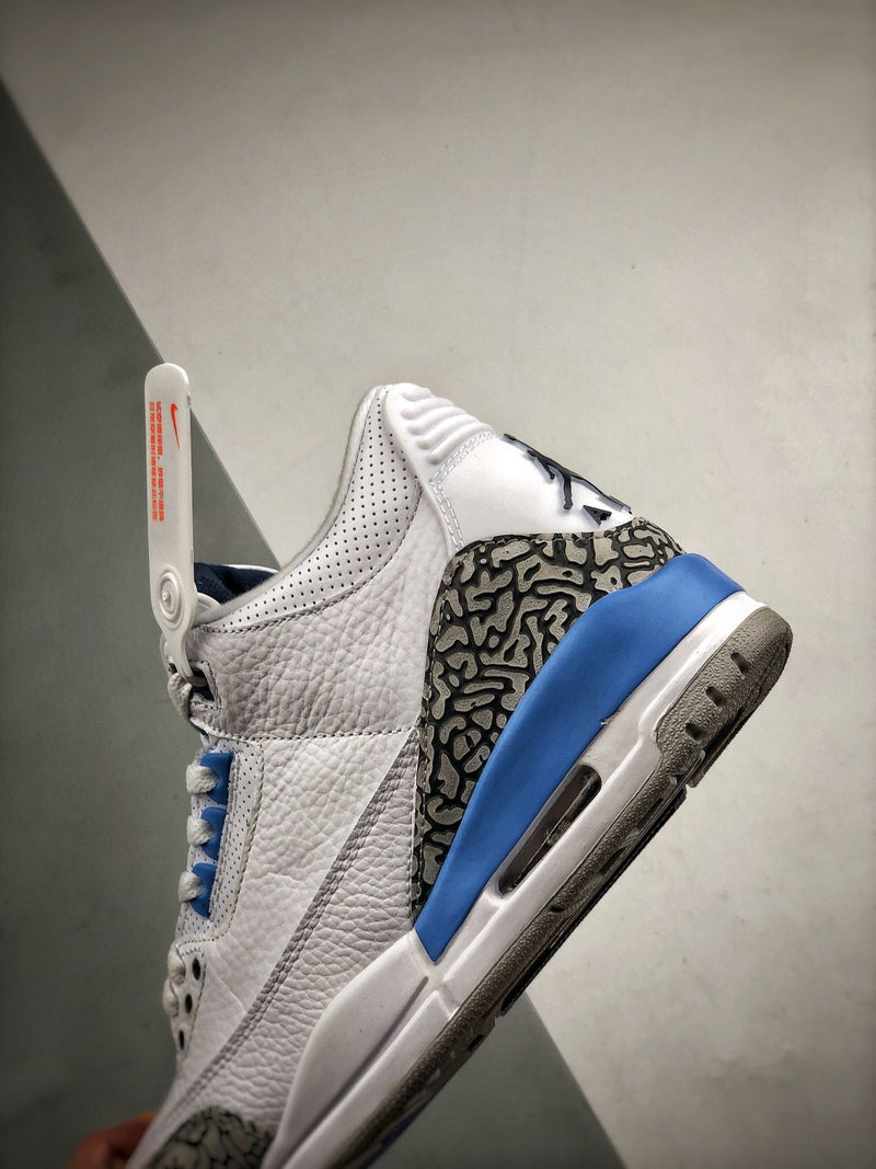 Tênis Nike Air Jordan 3 Retro "Valor Blue" - Rei da Pelada