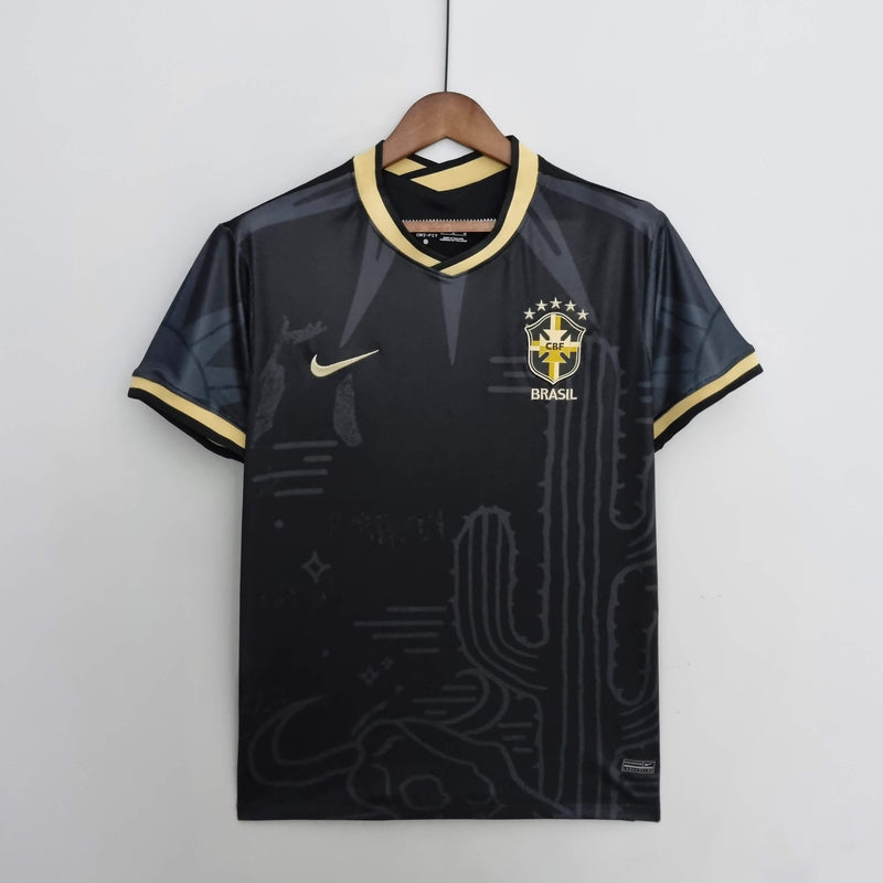 Camisa Seleção Brasil 2022/22 Edição Limitada Preta