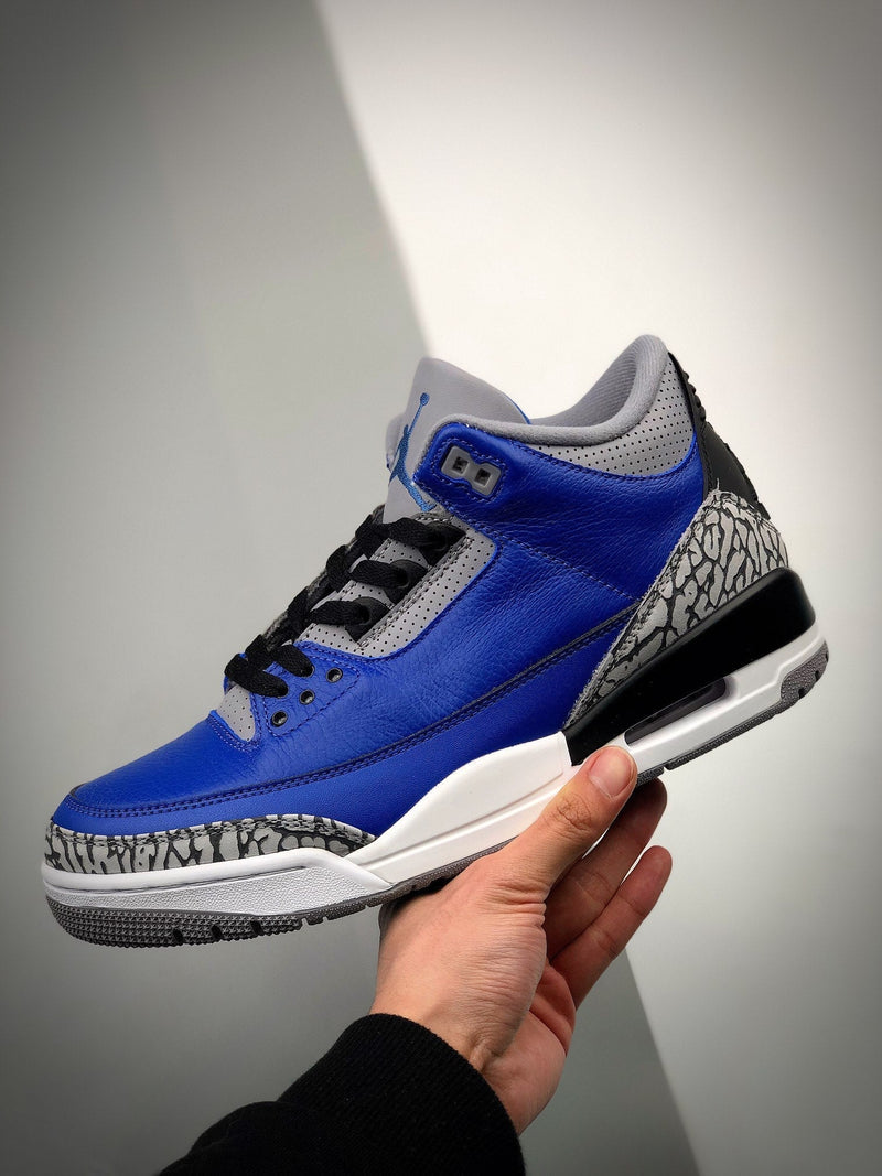 Tênis Nike Air Jordan 3 Retro "Blue Cement" - Rei da Pelada