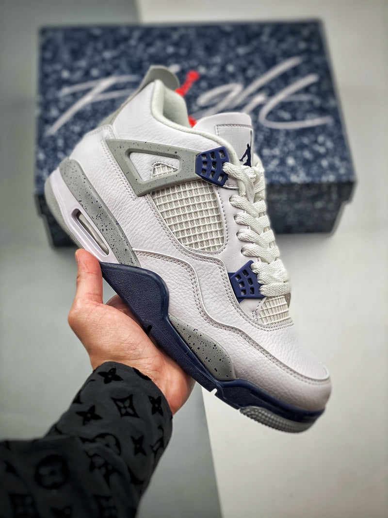 Tênis Nike Air Jordan 4 "Midnight Navy" - Rei da Pelada