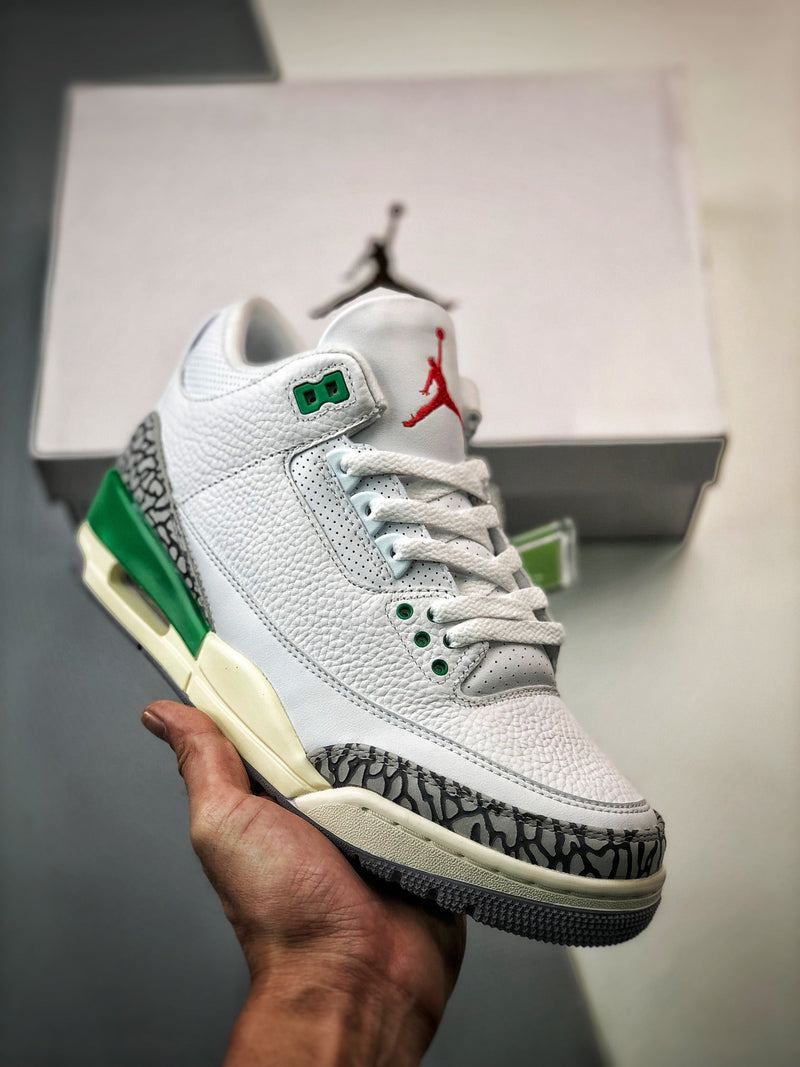 Tênis Nike Air Jordan 3 "Luck Green" - Rei da Pelada