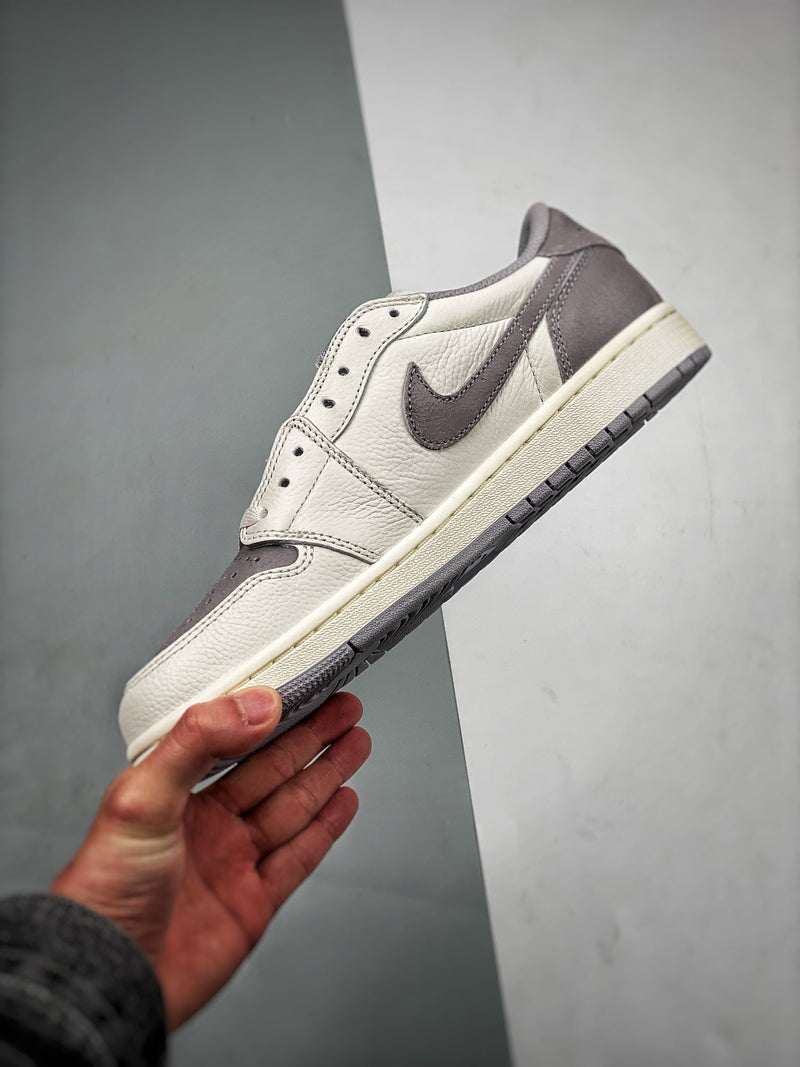 Tênis Nike Air Jordan 1 Low Retro "Atmosphere Grey" - Rei da Pelada