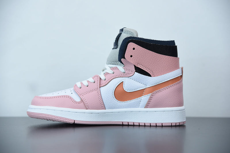 Tênis Nike Air Jordan 1 Zoom High "Pink Glaze" - Rei da Pelada