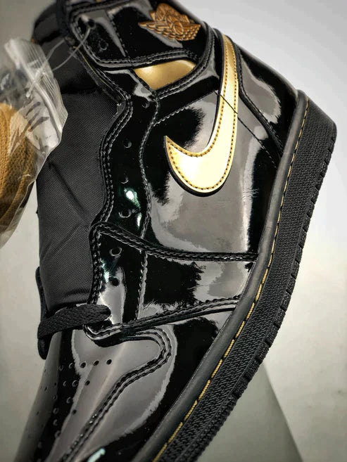 Tênis Nike Air Jordan 1 High "Black Gold" - Rei da Pelada