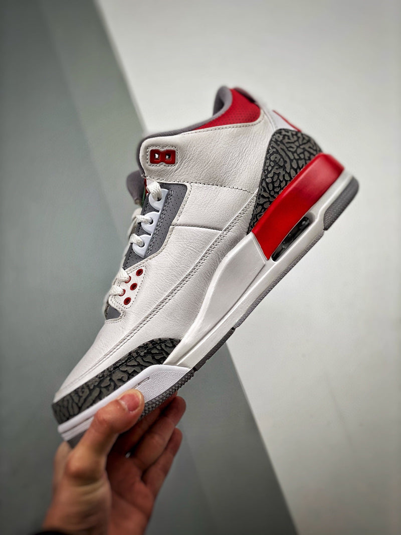 Tênis Nike Air Jordan 3 Retro "Fire Red" - Rei da Pelada