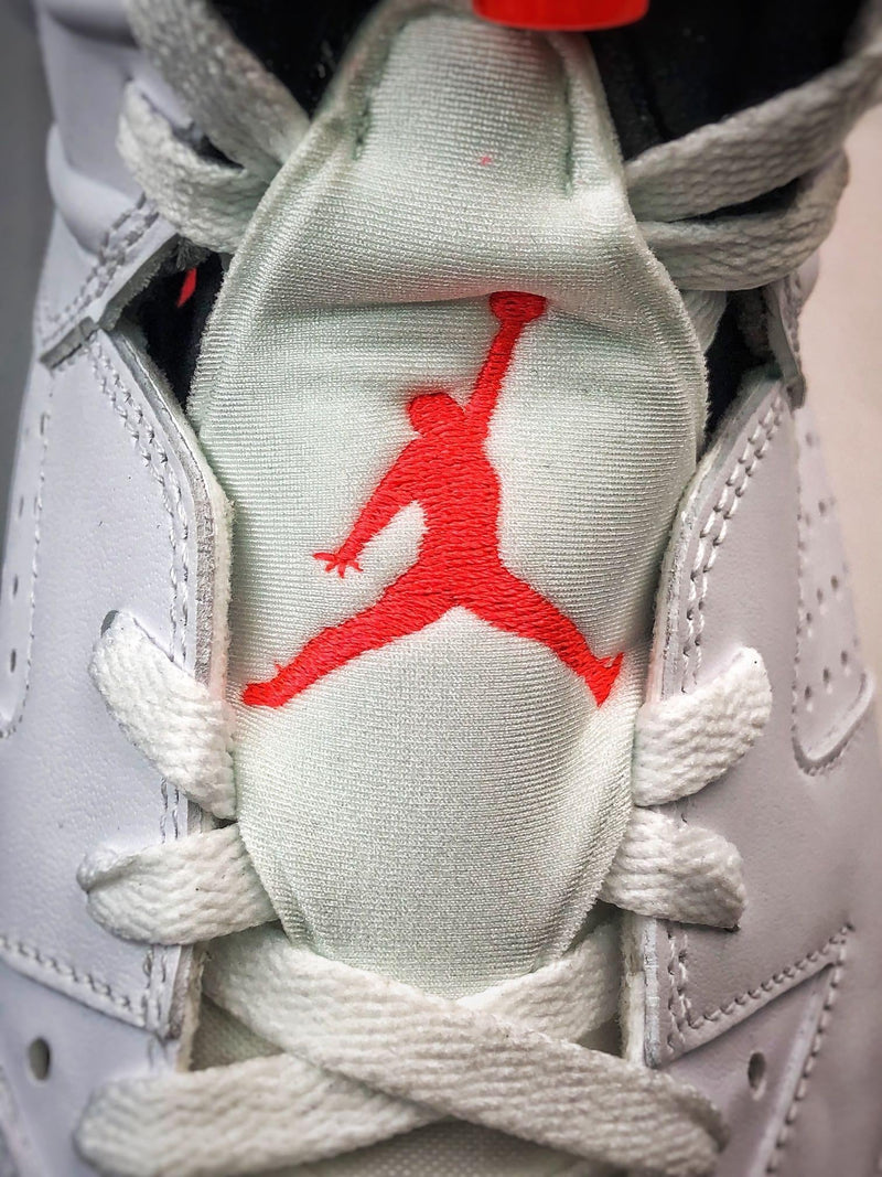 Tênis Nike Air Jordan 6 Retro "Infrared White" - Rei da Pelada