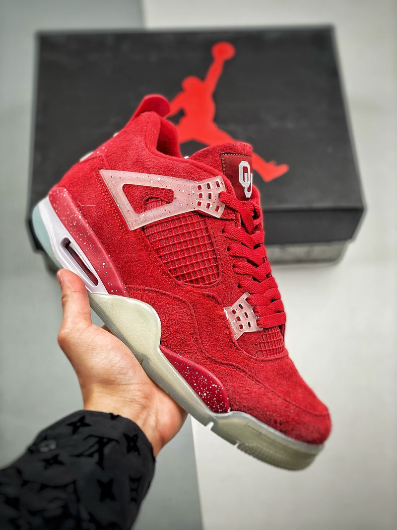 Tênis Nike Air Jordan 4 "Oklahoma Sooners" - Rei da Pelada