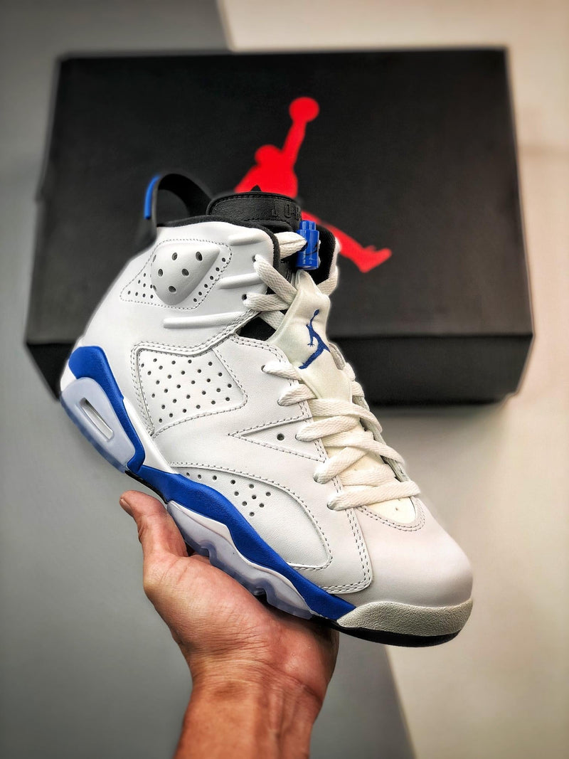 Tênis Nike Air Jordan 6 Retro "Sport Blue" - Rei da Pelada