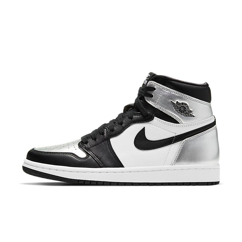 Tênis Nike Jordan 1 Retro High Silver Toe - Rei da Pelada