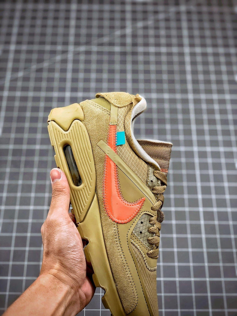 Tênis Nike Air Max 90 x OFF-White "Mocha" - Rei da Pelada