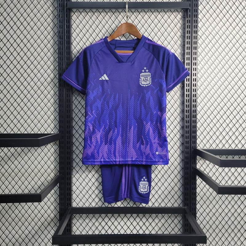 Camisa Seleção Argentina 2022/23 Away - INFANTIL