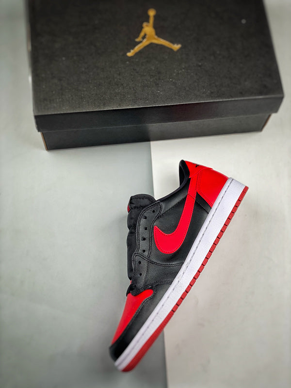 Tênis Nike Air Jordan 1 Low Retro "Bred" - Rei da Pelada