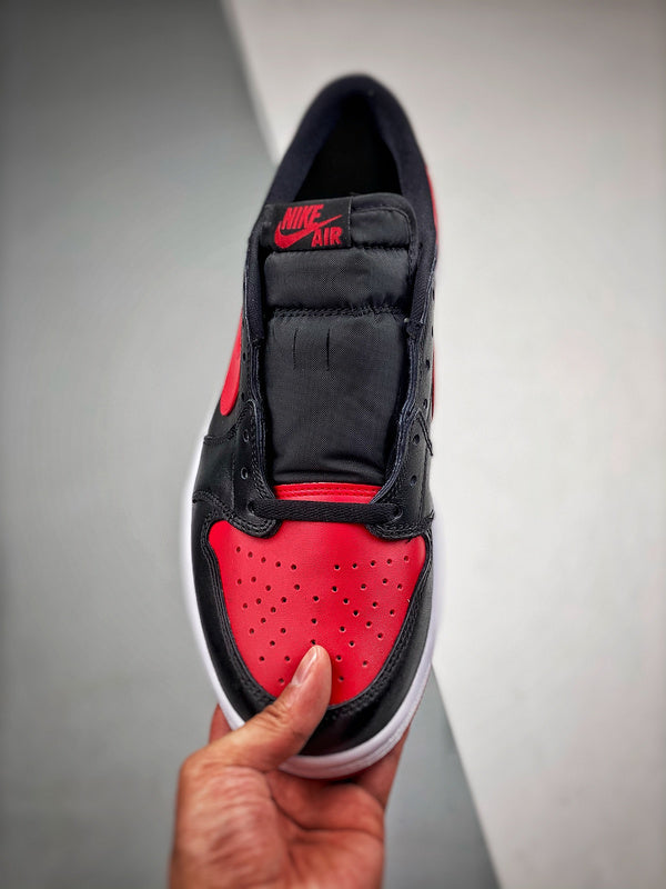 Tênis Nike Air Jordan 1 Low Retro "Bred" - Rei da Pelada