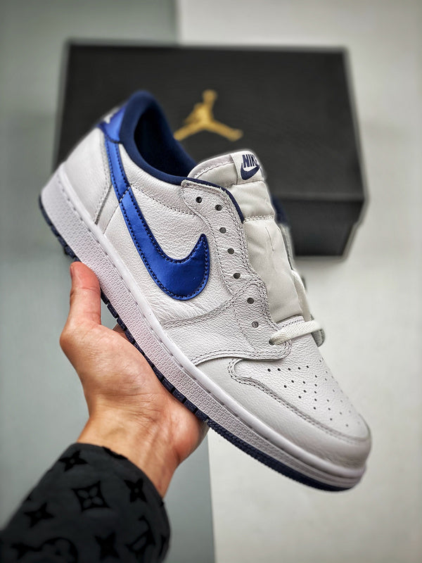 Tênis Nike Air Jordan 1 Low Retro "Metallic" - Rei da Pelada