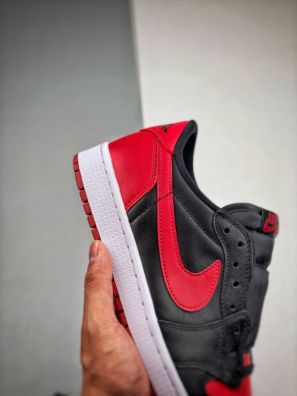 Tênis Nike Air Jordan 1 Low Retro "Bred" - Rei da Pelada