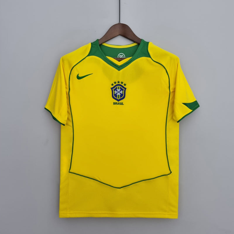 Camisa Brasil Home (1) 2004/06 Nike Retrô Masculina