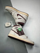 Tênis Nike x A Ma Maniere Air Jordan 1 High "Sail and Burgundy" - Rei da Pelada