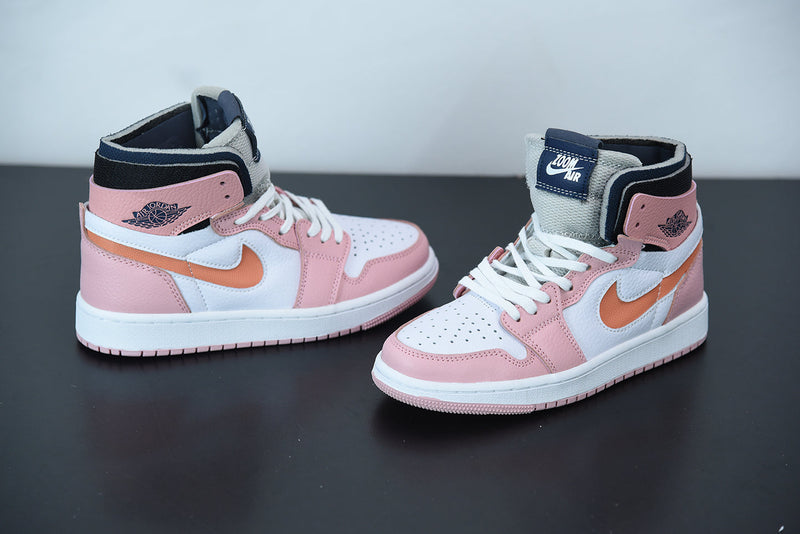 Tênis Nike Air Jordan 1 Zoom High "Pink Glaze" - Rei da Pelada